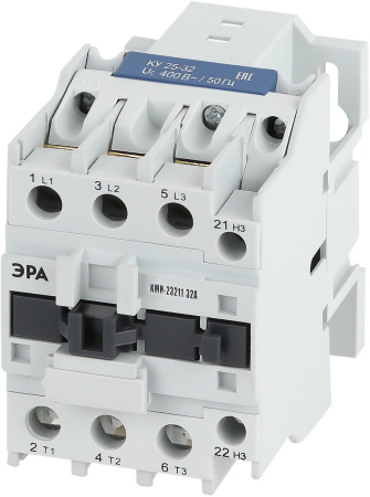 KKM21-032-400-01-E  Контактор ЭРА PRO KKM21-032-400-01-E КМИ-23211 32А 400В/АС3 1НЗ