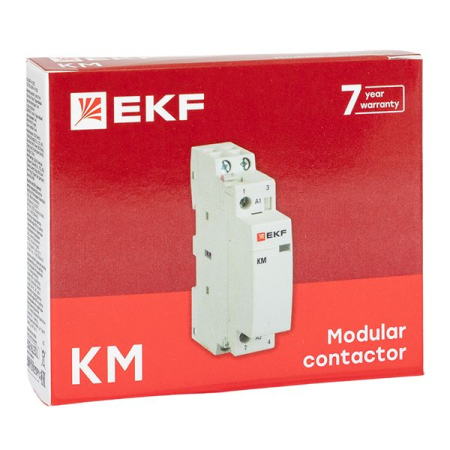 Контактор модульный КМ 16А 2NО (1 мод.) EKF PROxima