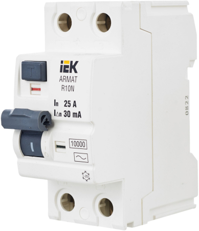 ARMAT ВДТ R10N 2P 25А 30мА тип AC IEK