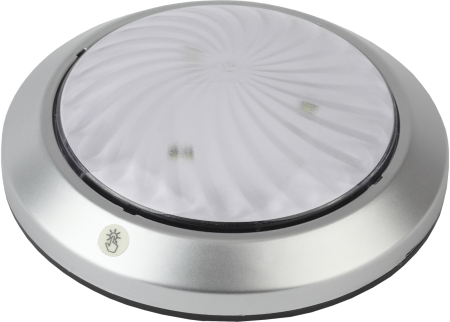 Фонарь SB-605  ЭРА пушлайт "Луна-5" [флюор.сенсор, 4xAA, серебр., 1 шт в бл.]