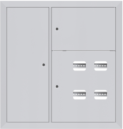 Щит этажный 4 кв. слаботочка слева (1000х950х150) EKF PROxima