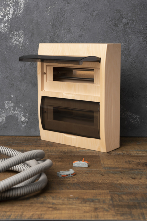 Щит распределительный навесной ЩРН-П-24 светлое дерево IP41 EKF PROxima