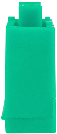 Шина "0" PE (6х9мм) 8 отверстий латунь зеленый изолированный корпус на DIN-рейку EKF PROxima