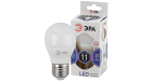 Лампа светодиодная Эра LED P45-11W-860-E27 (диод, шар, 11Вт, хол, E27)