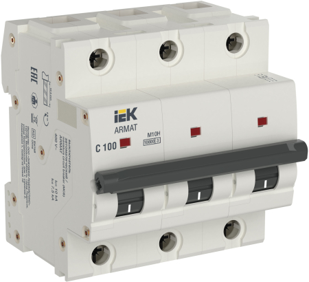 ARMAT Авт. выкл. M10H 3P C 100А IEK
