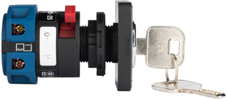 Переключатель кулачковый ПК-1-112 25А 2P «0-1» с ключом EKF PROxima