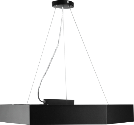 SPO-122-B-40K-066  Светильник светодиодный Geometria ЭРА Hexagon SPO-122-B-40K-066 66Вт 4000К 4800Лм IP40 800*800*80 черный подвесной