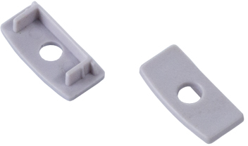 PROFILE S03 end caps with hole (set of 2 pcs)