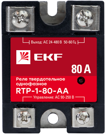 Реле твердотельное однофазное RTP-80-AA EKF PROxima