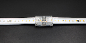 Соединитель жесткий пластиковый для ленты AC230V IP20 (уп.овка 10 шт)