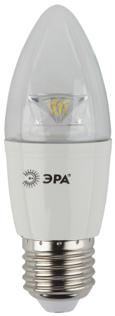 Лампа светодиодная Эра LED B35-7W-840-E27-Clear (диод,свеча,7Вт,нейтр,E27)