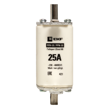 Плавкая вставка ППН-33 160/ 25А габарит 00 EKF PROxima