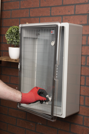 Щит пластиковый с монтажной платой прозр. дверь 600х400х200 мм IP65 EKF PROxima