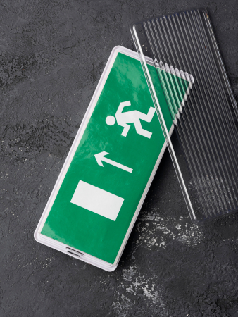 Пиктограмма "Направление прямо" 320х120мм (для EXIT, SAFEWAY-40) EKF