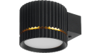 Настенный светильник WOLTA WSL-GX53/W18BG NIMB под лампу GX53 Чёрный/золото D85x70
