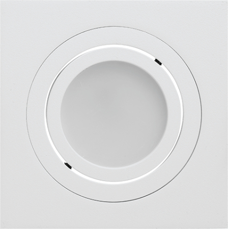 Встраиваемый cветильник WOLTA WDL-GU5.3/01W-S IP20 под лампу GU5.3 квадратный Белый ALTO 92x92х22 1/100