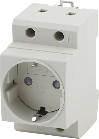 MRD10-16-E  Розетка на DIN-рейку ЭРА PRO MRD10-16-E 16А с заземлением