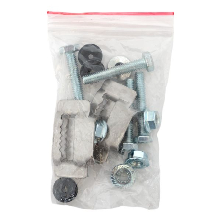 Комплект крепления на столб монтажной полосой (ширина шкафа до 400 мм) EKF Basic