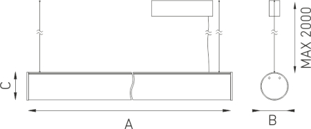 T120 LED 2250 4000K (76W) светильник