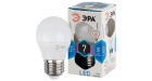 Лампа светодиодная Эра LED P45-7W-840-E27 (диод, шар, 7Вт, нейтр, E27)