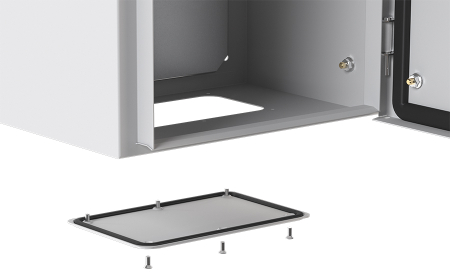 Щит с монтажной панелью ЩМПг- 40.30.22 каб. фланец IP65 EKF PROxima