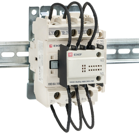 Контактор для конденсатора КМЭК 25квар 400В 2NО+1NC EKF PROxima
