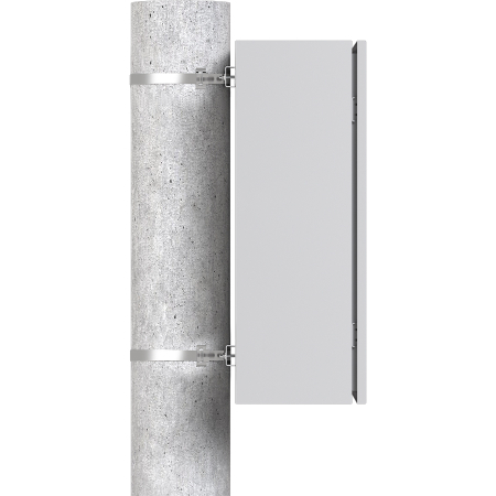 Комплект крепления на столб монтажной полосой (ширина шкафа до 650 мм) EKF Basic