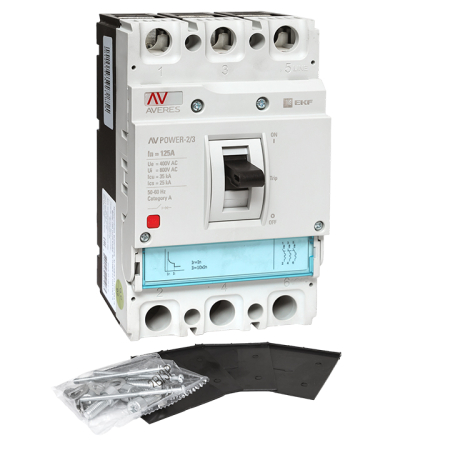 Автоматический выключатель AV POWER-2/3 125А 35kA TR
