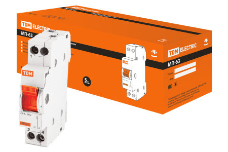 Модульный переключатель трехпозиционный МП-63 1P 16А TDM