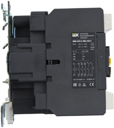 Контактор КМИ-34012 40А 230В/АС3 1НО;1НЗ IEK