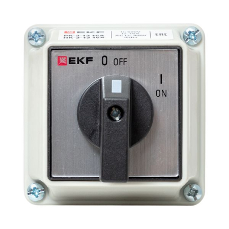 Переключатель кулачковый ПК-3-13 16А 3P "ВКЛ-ВЫКЛ" IP54 EKF PROxima