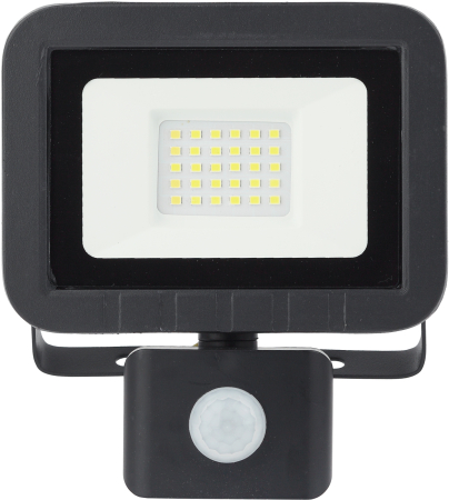 Прожекторы Eco  ЭРА LPR-041-2-65K-030 30Вт 2400Лм 6500К датчик движения регулируемый 135x148x45