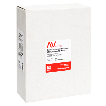 Контактор для конденсатора КМЭК 30 кВАр 230В 1NО EKF AVERES