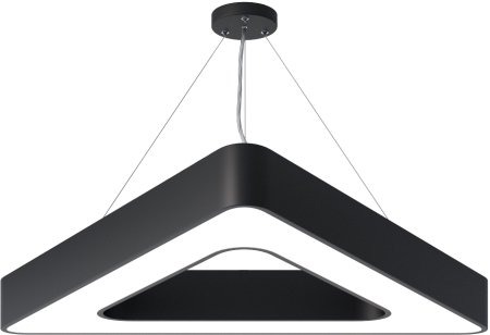 SPO-154-B-40K-042  Светильник светодиодный Geometria ЭРА Delta SPO-154-B-40K-042 42Вт 4000К 2300Лм IP40 800*800*80 черный подвесной