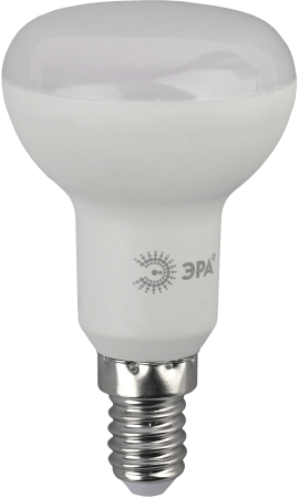 LED R50-6W-865-E14 R ЭРА (диод, рефлектор, 6Вт, хол, E14) (10/100/3600)