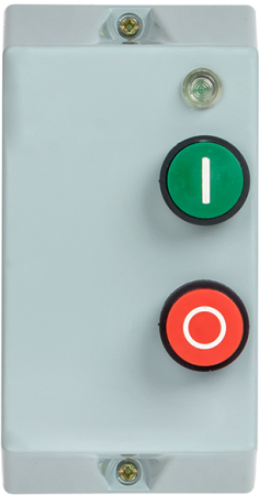 Пускатель в корпусе IP65 КМЭ 12А 230В с РТЭ и индикатором EKF PROxima