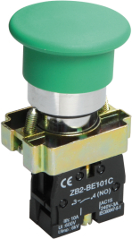 Кнопка управления LAY5-BC31"Грибок" зеленая 1з IEK