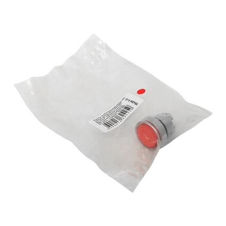 Исполнительный механизм кнопки XB4 красный плоский возвратный без фиксации, с подсветкой IP65 EKF