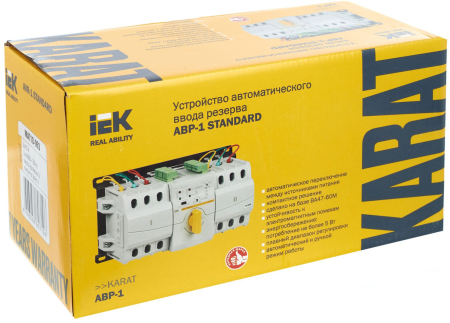 Устройство АВР модульное АВР-1 STANDARD 63А KARAT IEK