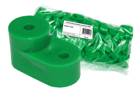 Изолятор угловой зелёный TDM