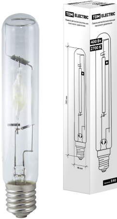 Лампа металлогалогенная ДРИ 400 2700 К Е40 TDM