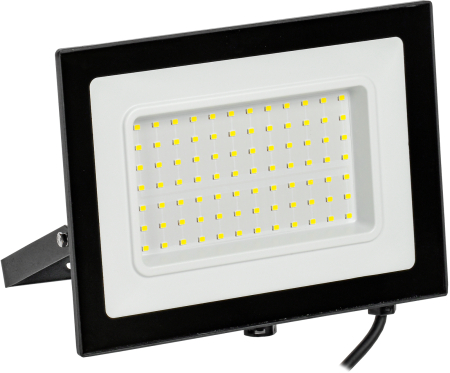 Прожектор СДО 06-100 светодиодный черный IP65 6500 K IEK