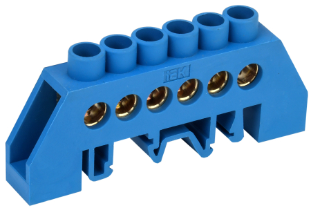 Шина N "ноль" в комб DIN-изол "Стойка" ШНИ-8х12-6-КС-С IEK