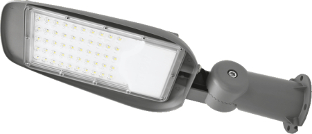Уличный светодиодный светильник WOLTA STL-40W/05 40Вт 5700К IP65 4000лм с поворотным кронштейном серый 490х180х88 1/1