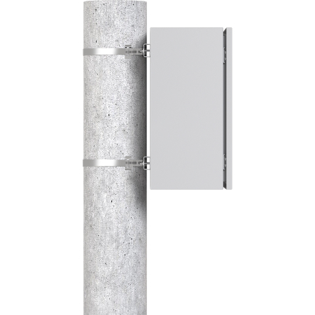 Комплект крепления на столб монтажной полосой (ширина шкафа до 400 мм) EKF Basic