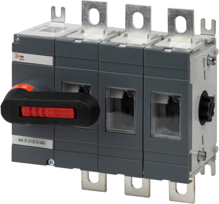 mvr20-3-400E  Выключатель-разъединитель ВНК-37-31130 ЭРА PRO mvr20-3-400E 3П 400А с установленной фронтальной рукояткой управления