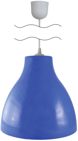 Светильник НСБ 21-60-042 УХЛ4 "Melodi" синий, шнур белый TDM