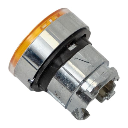 Исполнительный механизм кнопки XB4 желтый плоский возвратный без фиксации, с подсветкой IP65 EKF