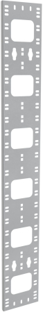 ITK Органайзер кабельный вертикальный 150х12мм 42U серый