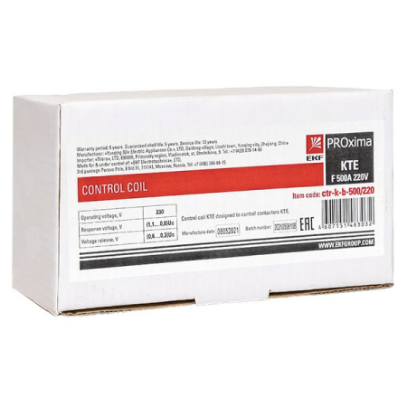 Катушка управления КТЭ F 500А 220В EKF PROxima